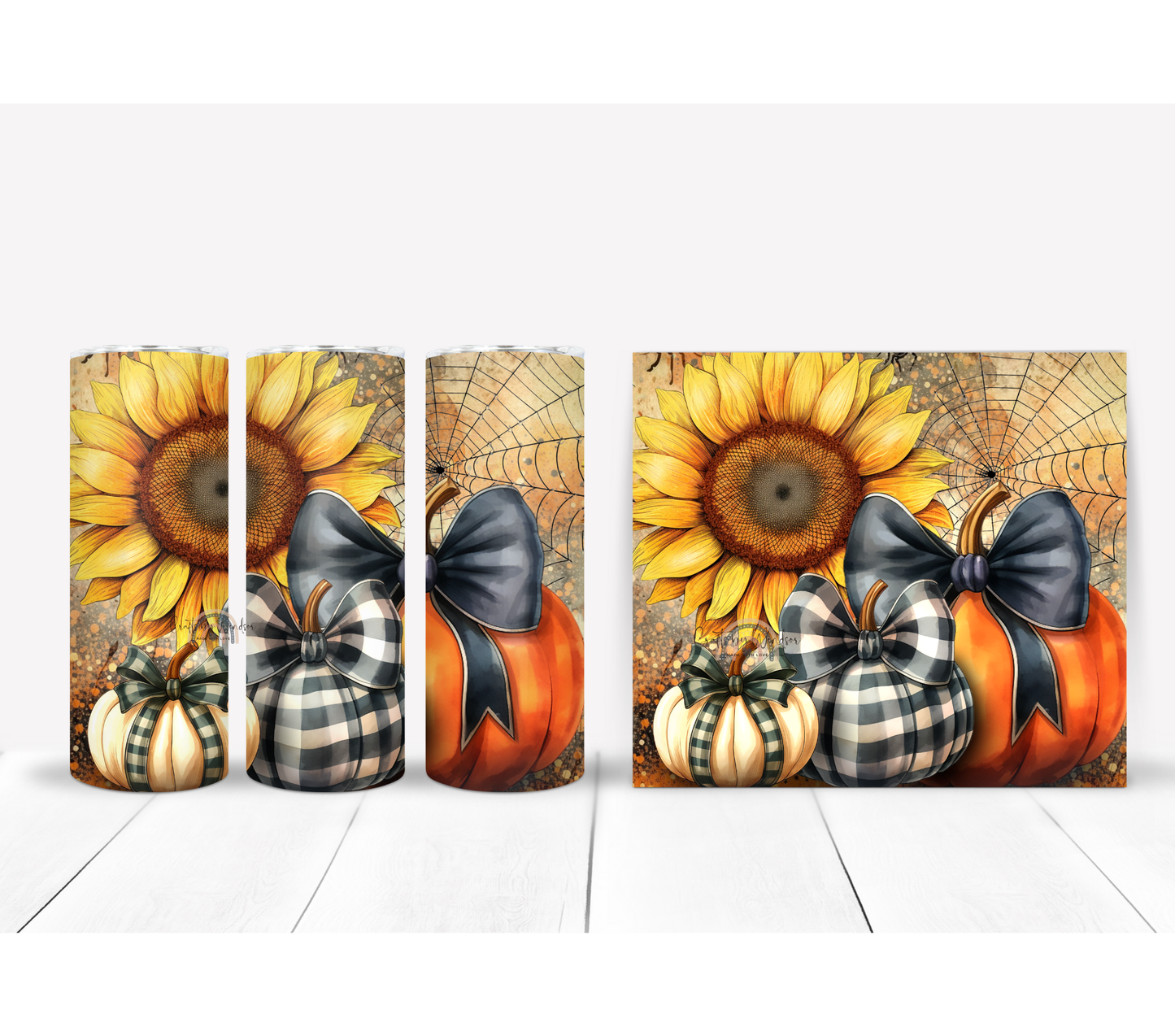 Sunflower Fall Tumbler