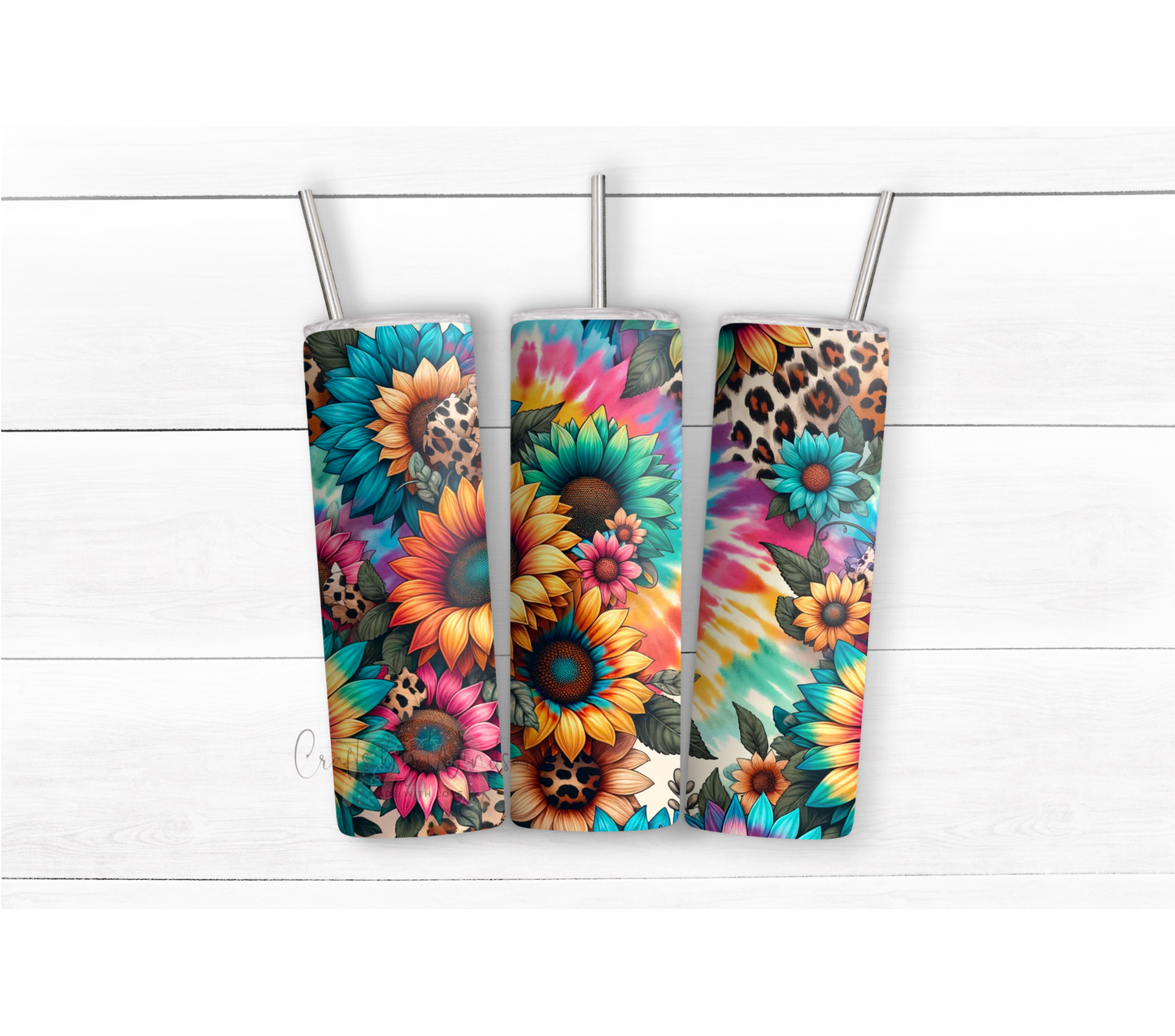Sunflower Tumbler (Multi Colored)