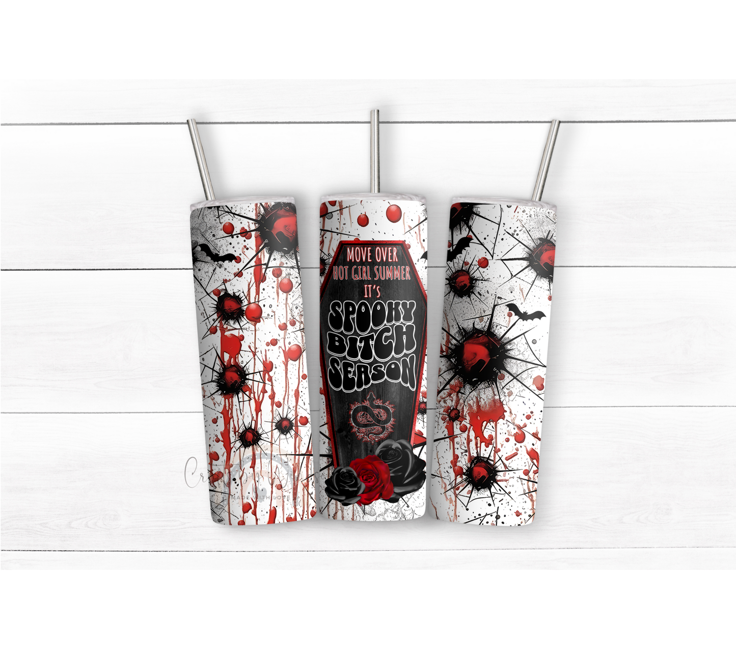 Move Over Hot Girl Summer It's Spooky Bitch Season Tumbler