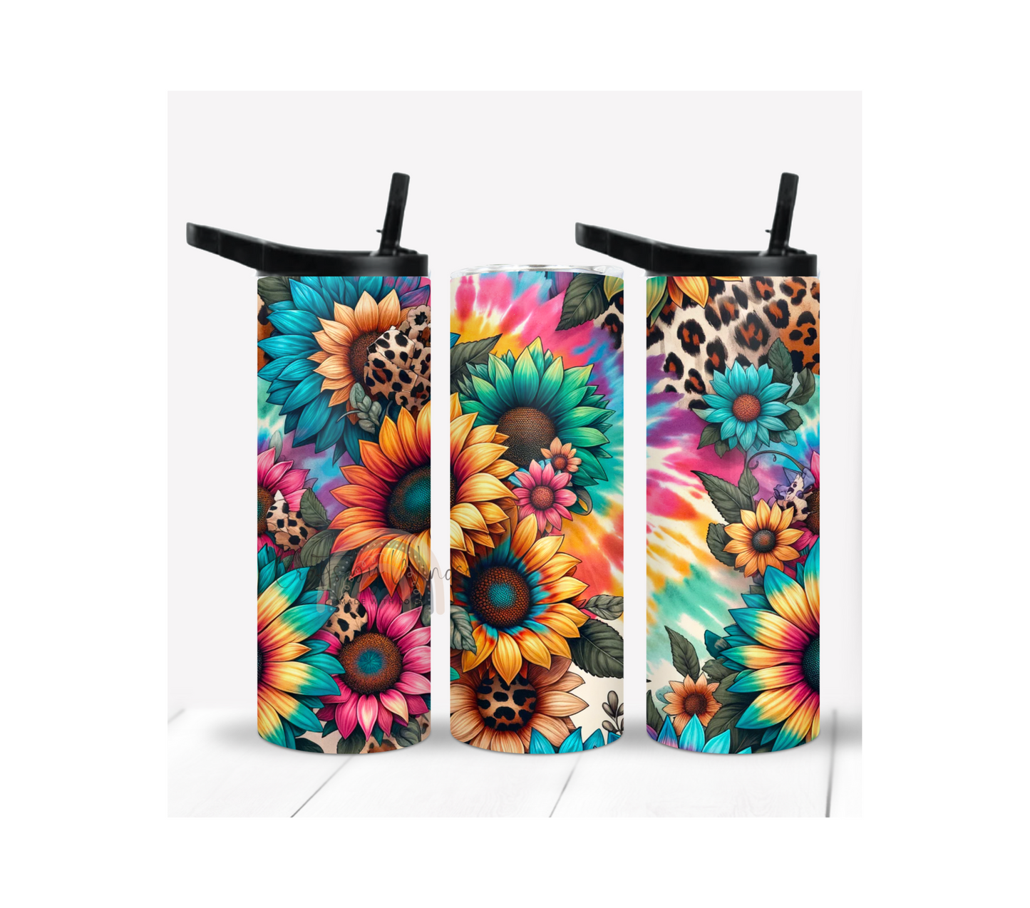 Sunflower Tumbler (Multi Colored)