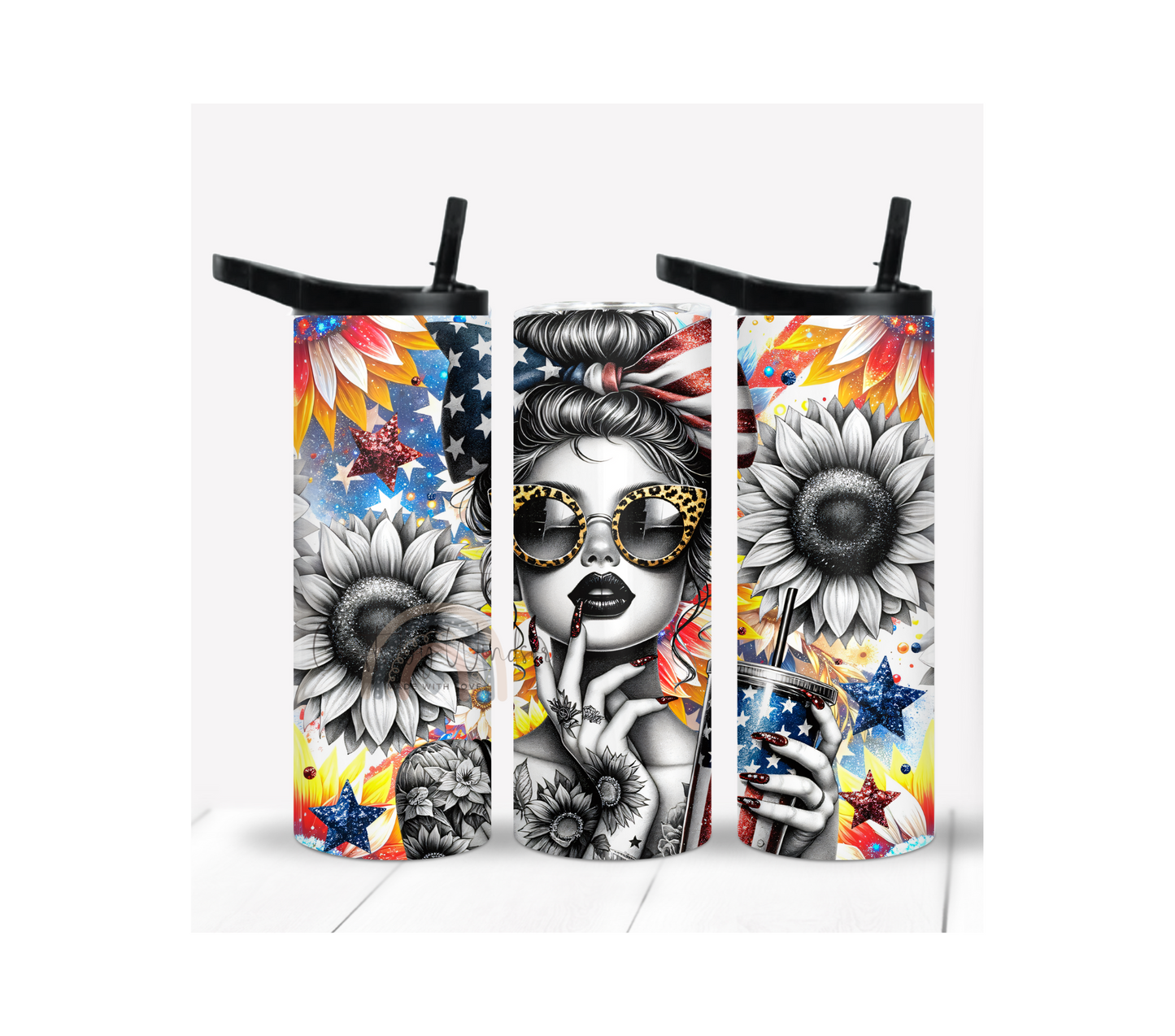Sunflower Mama Tumbler