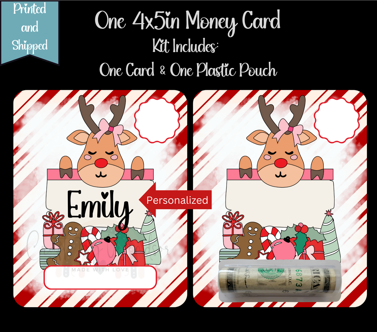 Personalized Money Card Holder