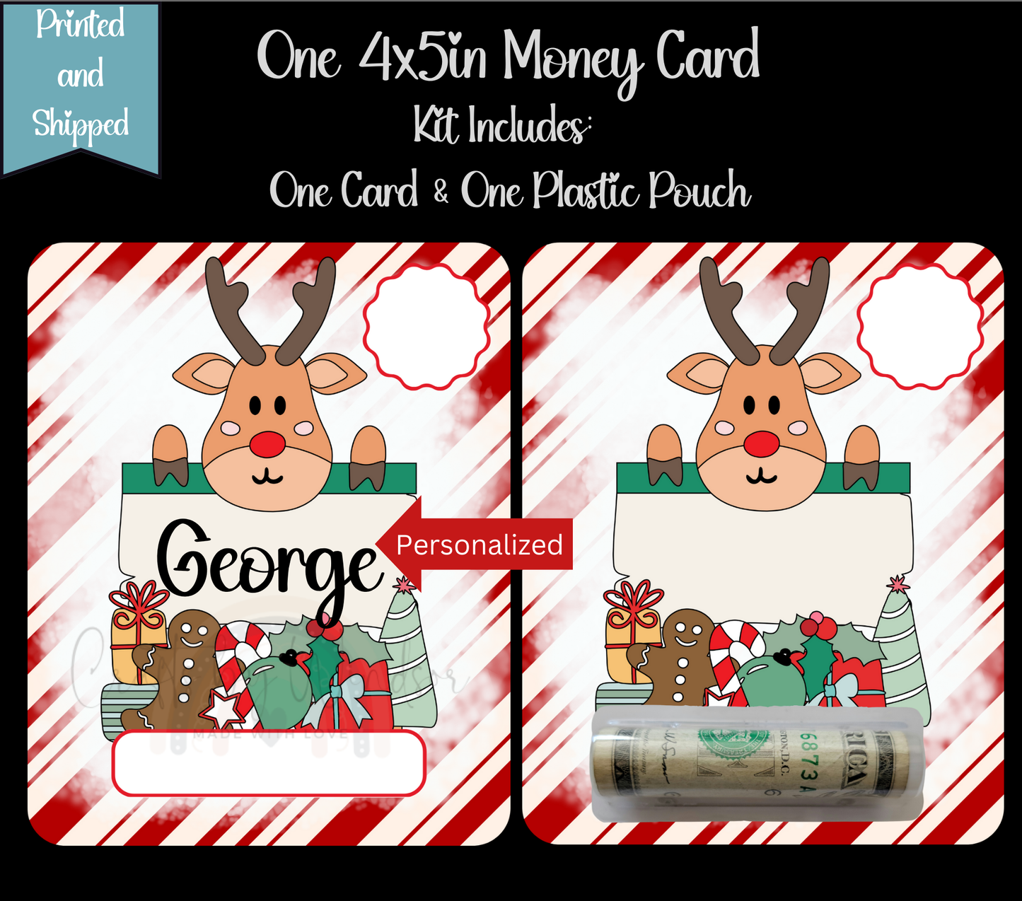 Personalized Money Card Holder