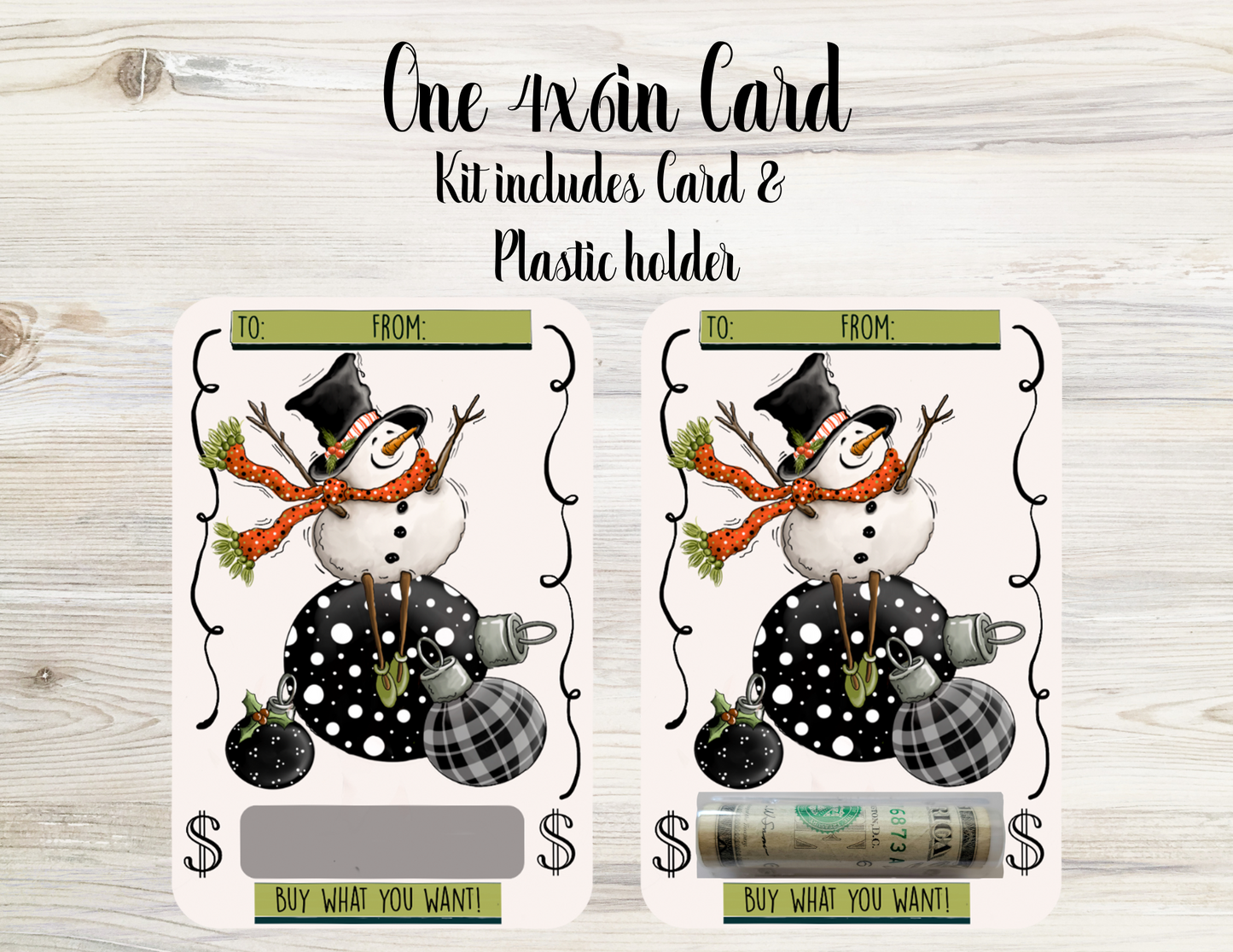 Christmas Money Card
