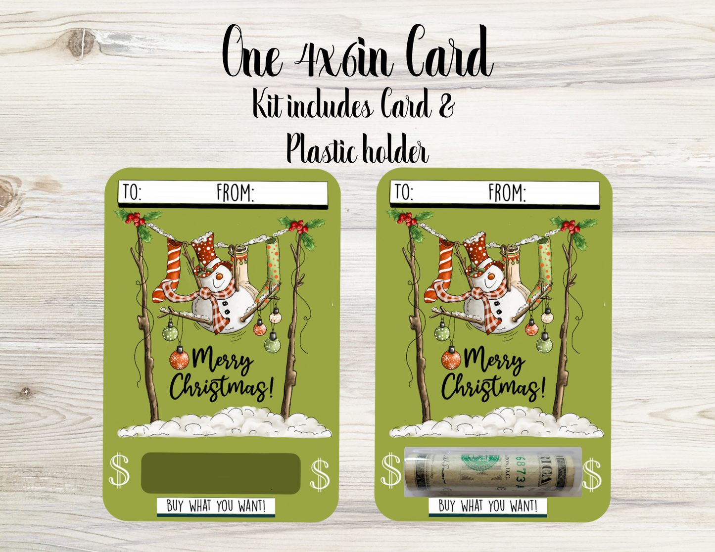 Christmas Money Card