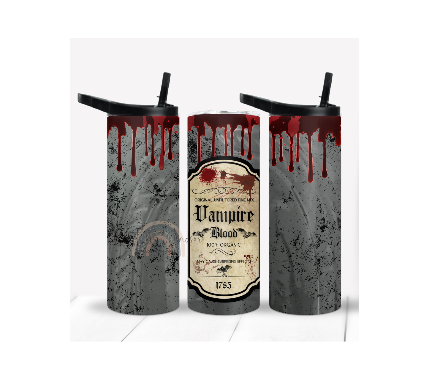 Halloween Vampire Blood Tumbler