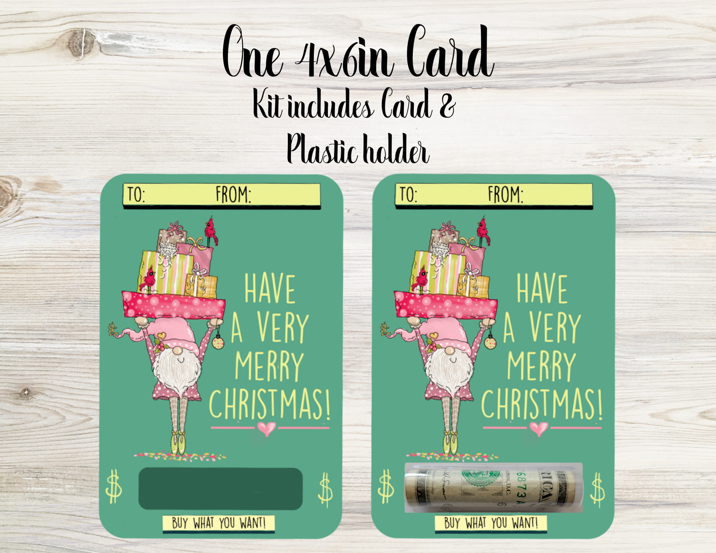 Christmas Money Card