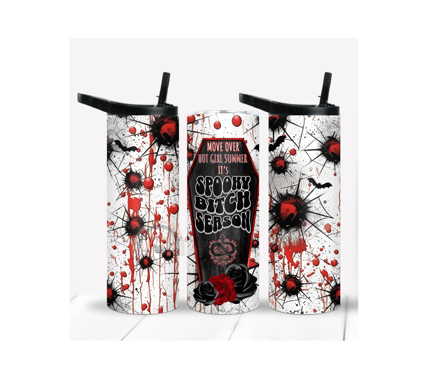Move Over Hot Girl Summer It's Spooky Bitch Season Tumbler