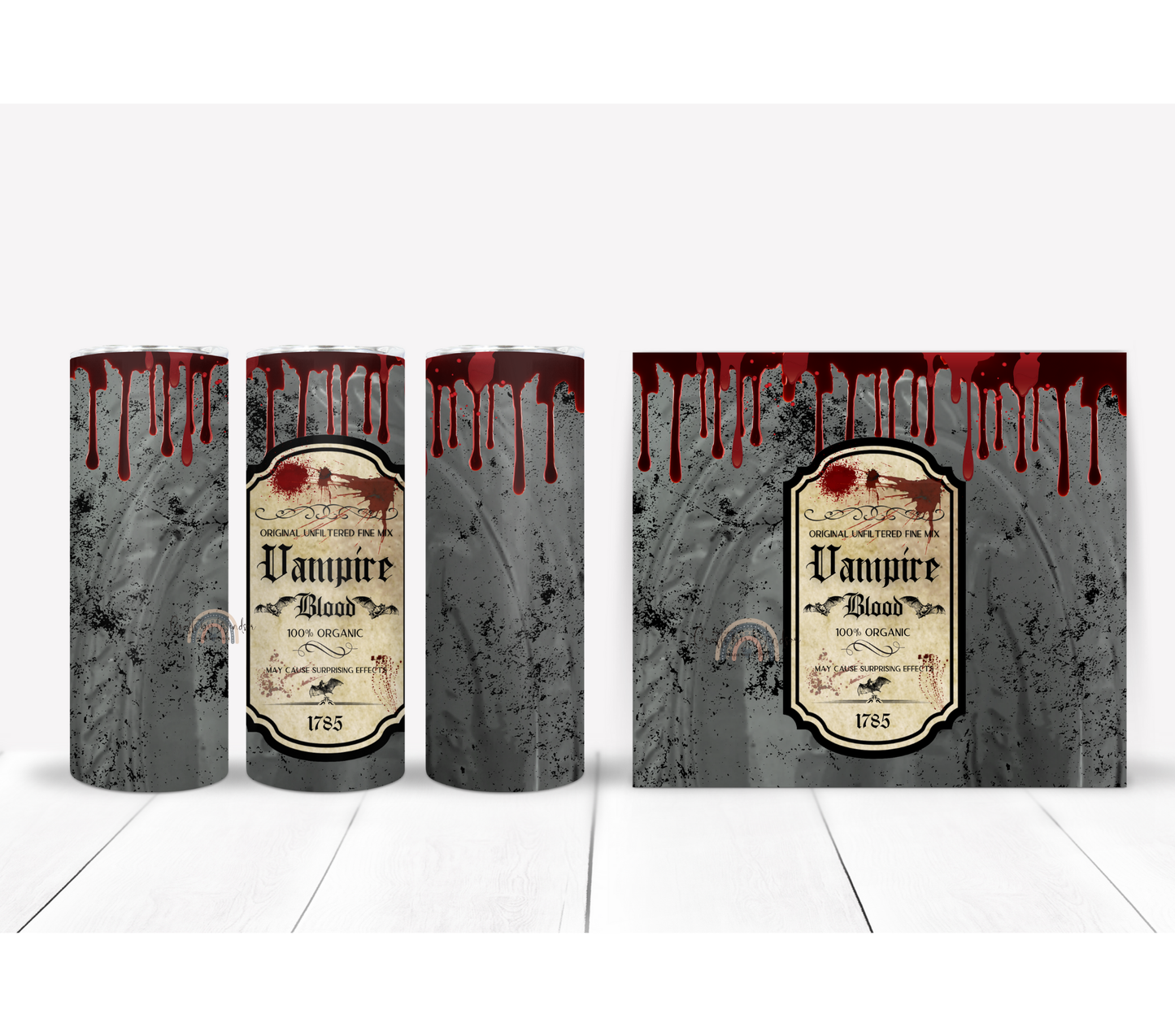 Halloween Vampire Blood Tumbler