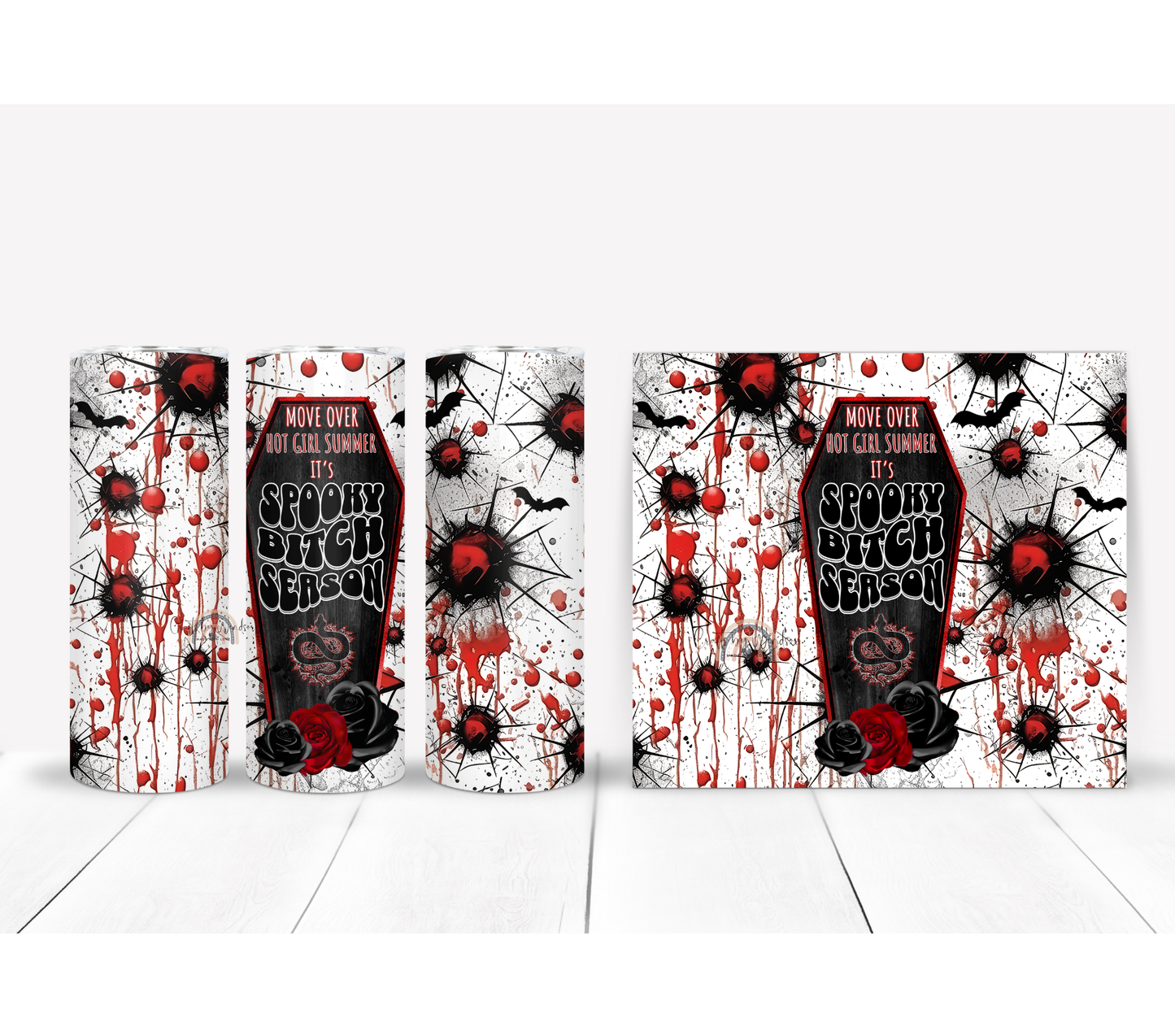 Move Over Hot Girl Summer It's Spooky Bitch Season Tumbler