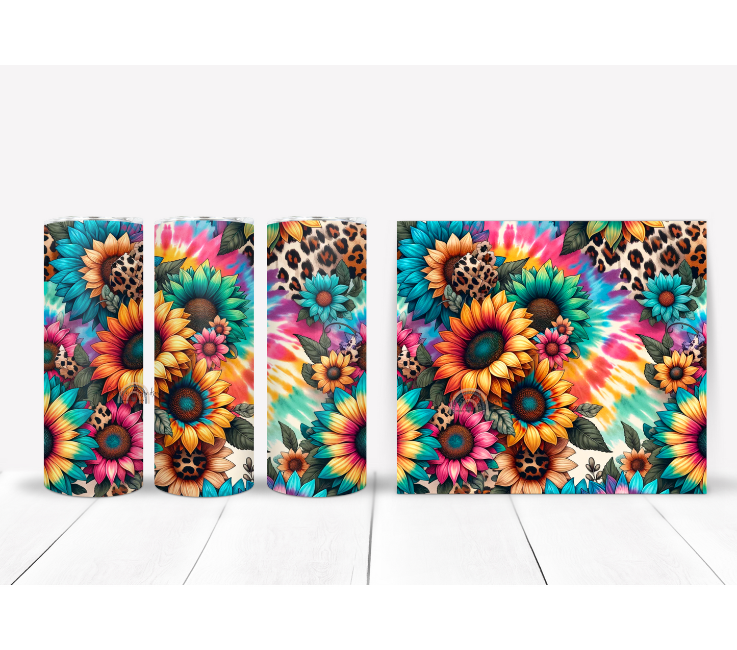 Sunflower Tumbler (Multi Colored)