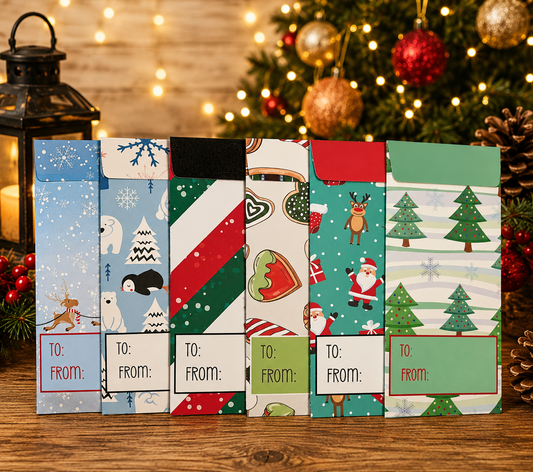 Christmas Money Envelopes, Self Adhesive Cash Gift Envelope, Holiday Money Holder for Kids, Teens & Adults