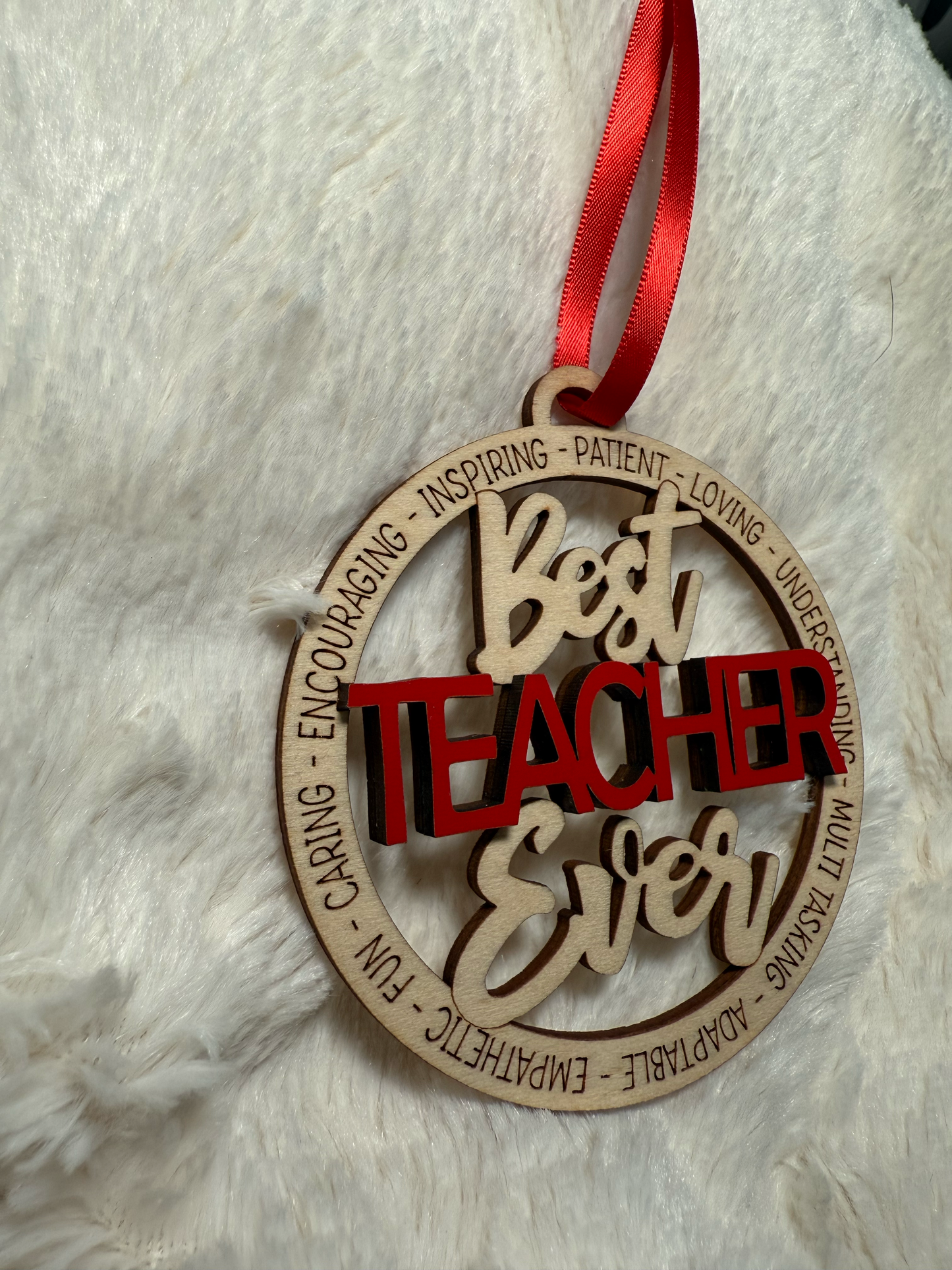Best Teacher Ever Ornament