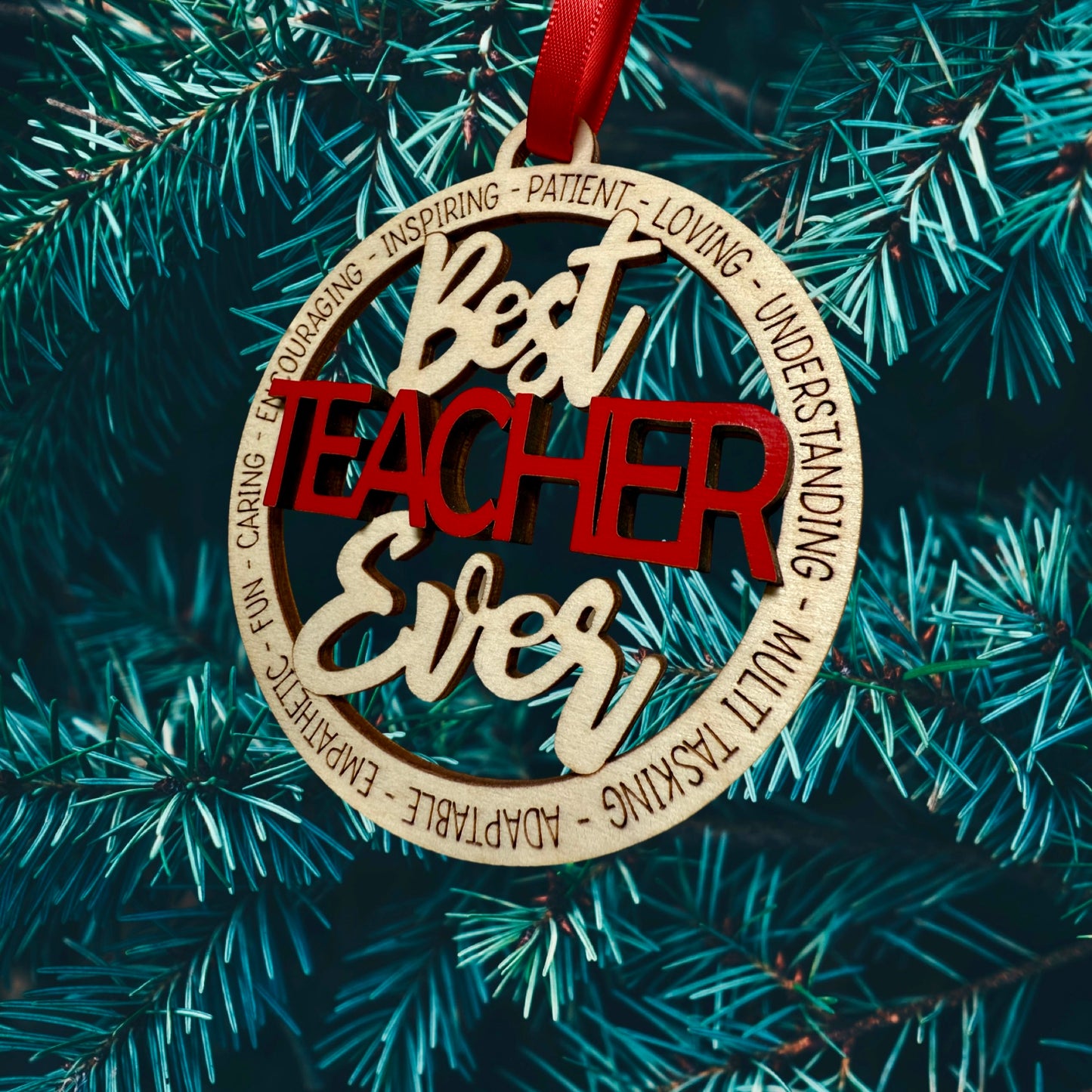 Best Teacher Ever Ornament