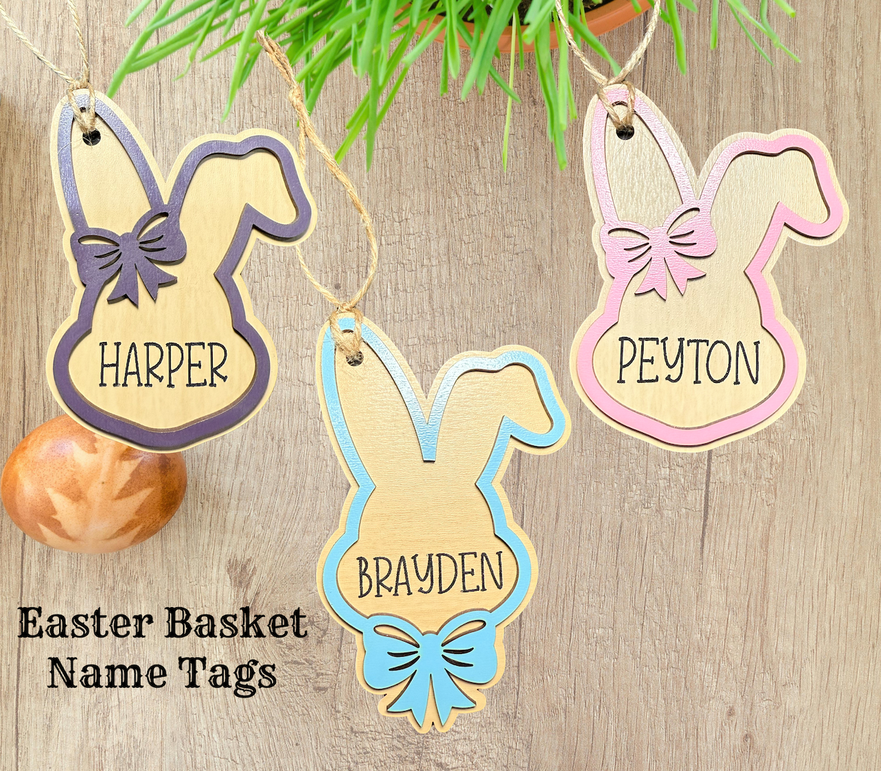 Easter Bunny Name Tags