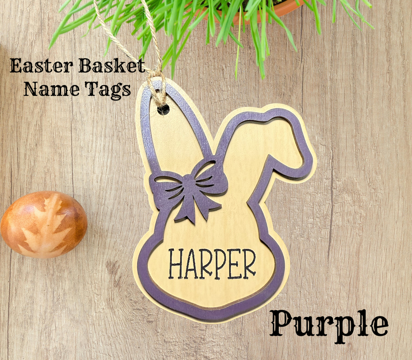 Easter Bunny Name Tags