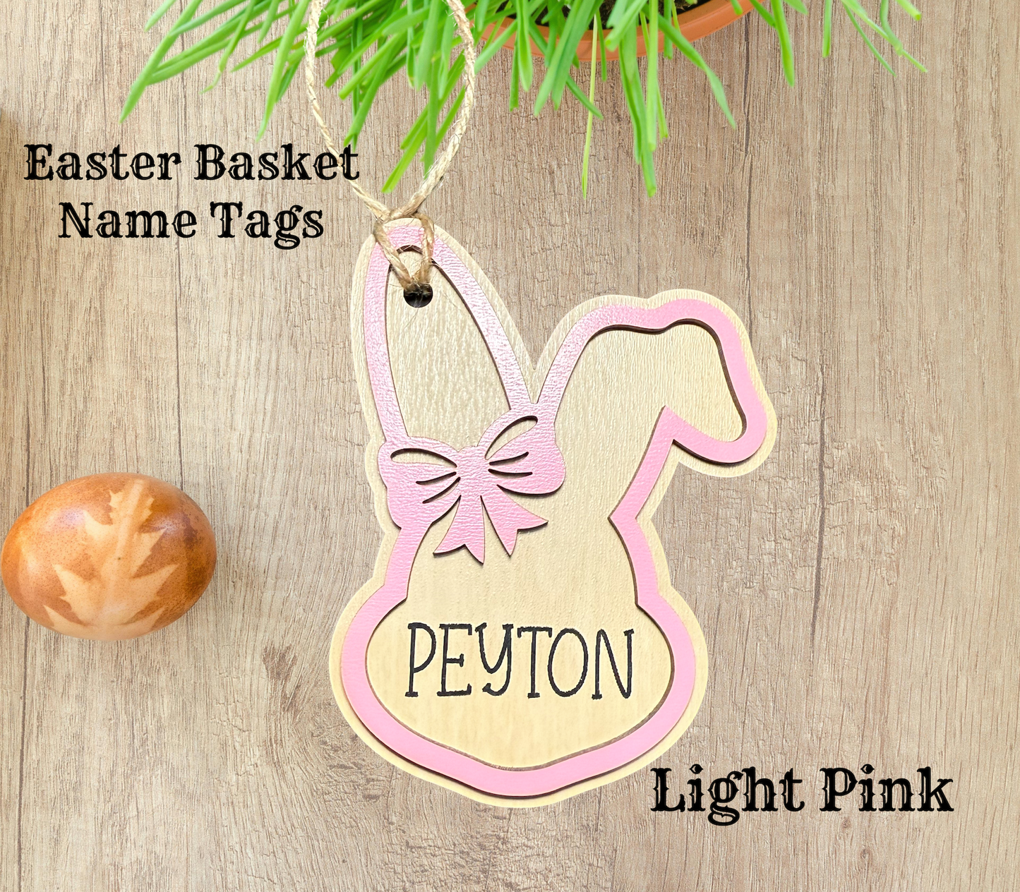 Easter Bunny Name Tags