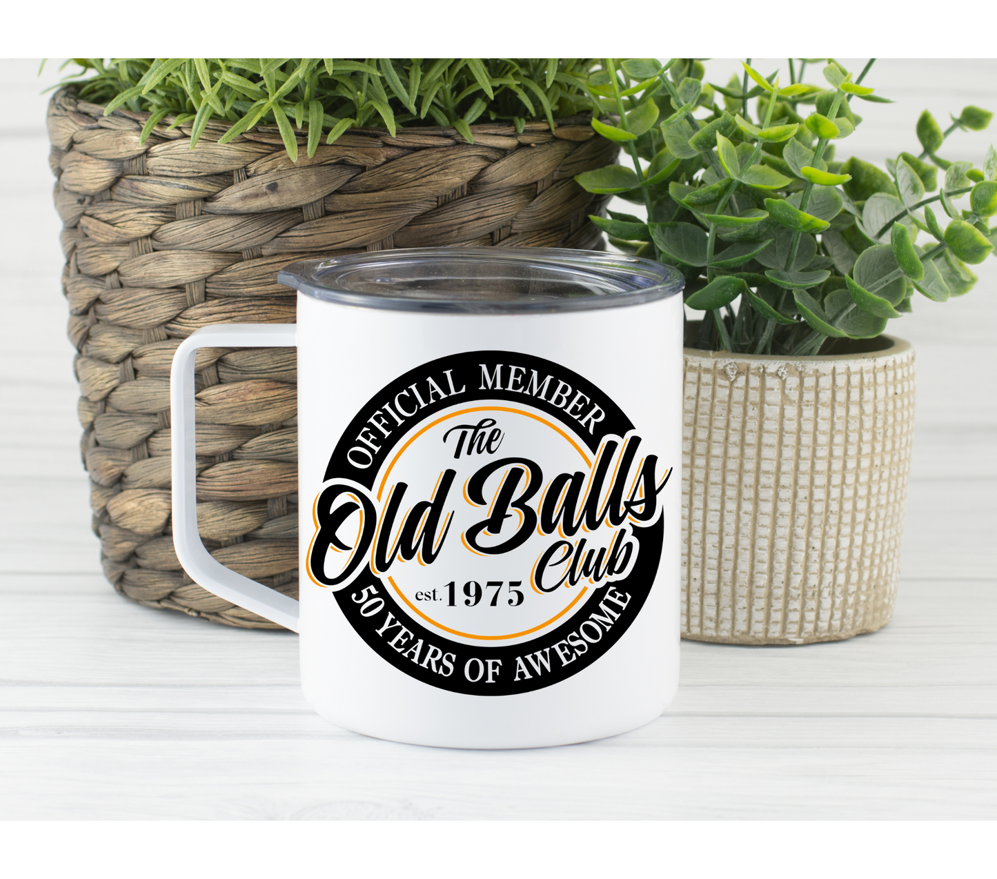 The Old Balls Club est. 1975 Coffee Mug