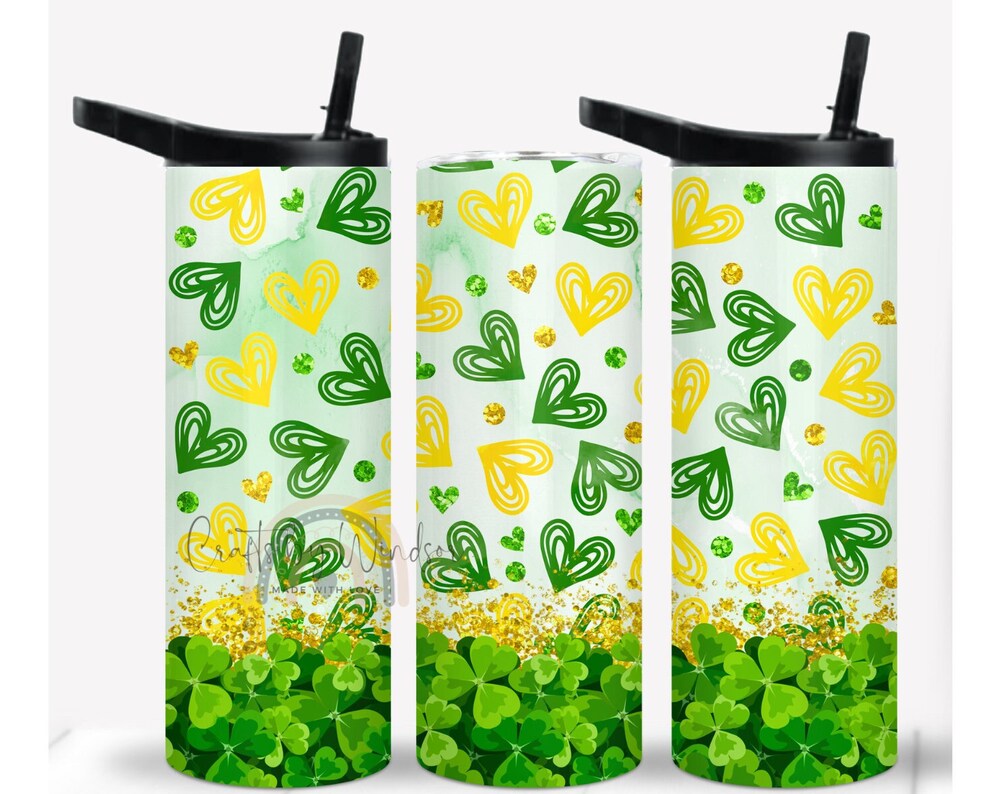 Hearts & Shamrocks Tumbler
