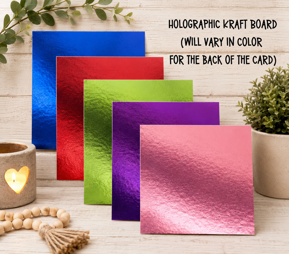 Christmas Money Card Holder Kit, 4x6 Holiday Cash Gift Card, Plastic Money Holder ,Stocking Stuffer