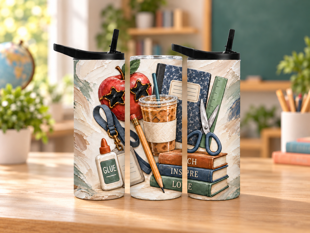 Personalized Teacher 20oz Duo Lid Tumbler | Teacher Appreciation Gift