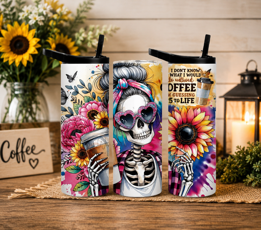 Skeleton, Halloween Tumbler
