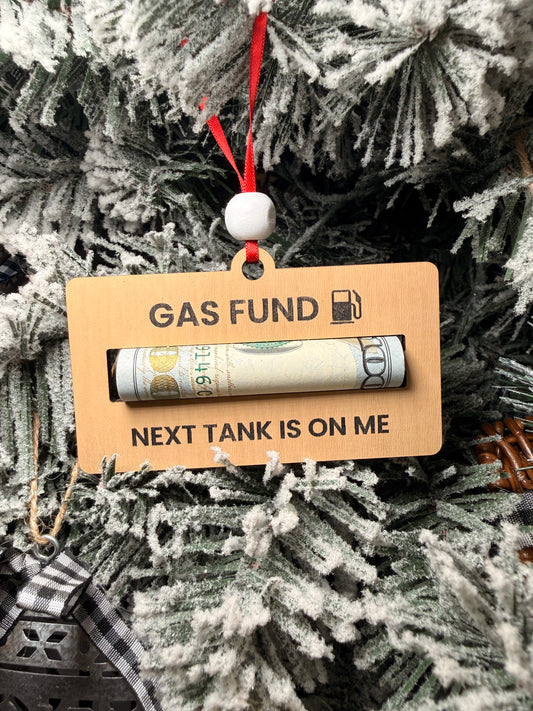 Gas Fund Money Ornament