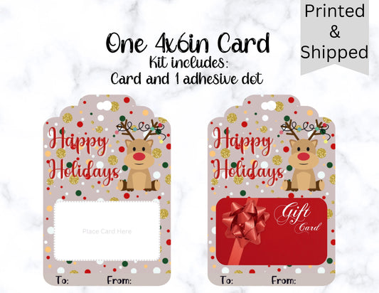Happy Holiday Gift Card Holder